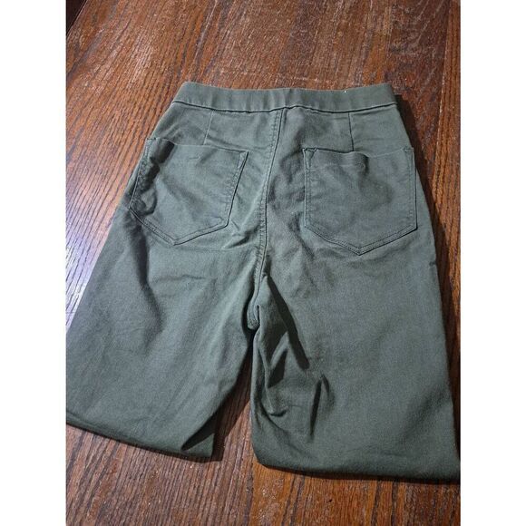 New Jr Medium 7/9 No Boundaries Olive Green Super High Rise Pants - Picture 3 of 3